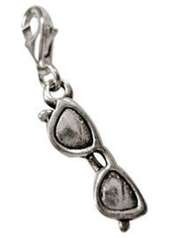 Load image into Gallery viewer, Silberanhänger Sonnenbrille Charm Anhänger 925er Sterling Silber Unisex Schmuck - chic-net.de
