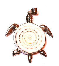 Load image into Gallery viewer, Silberanhänger Spider Muschel Anhänger Kette 925er Sterling Silber Unisex Schmuck Schildkröte - chic-net.de
