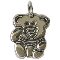 Cargar imagen en el visor de la galería, Silberanhänger Teddy Bärchen Anhänger aus Sterling Silber 925er Unisex Schmuck - chic-net.de
