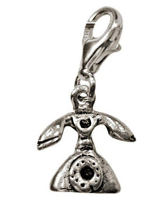 Load image into Gallery viewer, Silberanhänger Telefon Nostalgie Charm Anhänger 925er Sterling Silber Unisex Schmuck - chic-net.de
