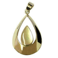 Load image into Gallery viewer, Silberanhänger Tropfen Anhänger Perlmutt Muschel Silber - chic-net.de
