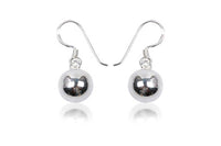 Cargar imagen en el visor de la galería, Silberohrringe 8 mm 925er Silber Ohrringe Ohrhänger Damen Rund Schmuck Glanz - chic-net.de
