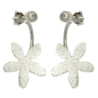 Cargar imagen en el visor de la galería, Silberohrringe 925er Silber Ohrringe Ohrhänger Damen Schmuck Blume Ohrstecker - chic-net.de
