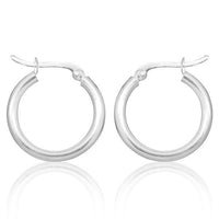 Load image into Gallery viewer, Silberohrringe 925er Silber Ohrringe Ohrhänger Damen Schmuck Creolen dick glänzend - chic-net.de
