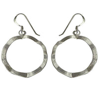 Cargar imagen en el visor de la galería, Silberohrringe 925er Silber Ohrringe Ohrhänger Damen Schmuck gewellt geschliffen - chic-net.de
