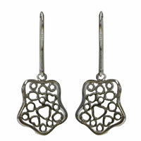 Cargar imagen en el visor de la galería, Silberohrringe 925er Silber Ohrringe Ohrhänger Damen Schmuck Kreismuster - chic-net.de
