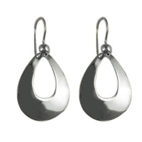 Load image into Gallery viewer, Silberohrringe 925er Silber Ohrringe Ohrhänger Schmuck Gewölbt Tropfen Breit Damen - chic-net.de
