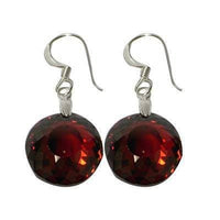 Load image into Gallery viewer, Silberohrringe Ohrringe Ohrhänger Zirkonia rund facettiert 925er Sterlingsilber - chic-net.de
