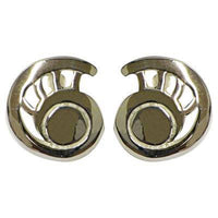 Load image into Gallery viewer, Silberohrstecker 925er Sterling Silber Ohrstecker Damen Schmuck Ohrringe Schnecke Lochmuster - chic-net.de
