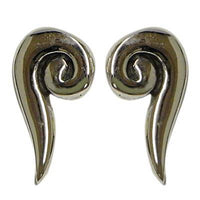 Load image into Gallery viewer, Silberohrstecker 925er Sterling Silber Ohrstecker Damen Schmuck Ohrringe Spirale Lang Glanz - chic-net.de
