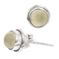 Cargar imagen en el visor de la galería, Silberohrstecker Aventurin Ohrringe Ohrstecker Damen Ohrring Stecker 925er Sterling Silber Stein - chic-net.de
