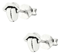 Cargar imagen en el visor de la galería, Silberohrstecker Ohrstecker Ohrringe Damen 925er Sterling Silber Schmuck Mund mit Zunge - chic-net.de
