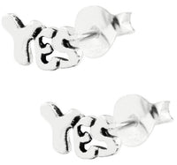 Load image into Gallery viewer, Silberohrstecker Ohrstecker Ohrringe Unisex 925er Sterling Silber Schmuck Buchstaben YES schräg - chic-net.de
