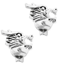 Cargar imagen en el visor de la galería, Silberohrstecker Ohrstecker Ohrringe Unisex 925er Sterling Silber Schmuck Drachenkopf - chic-net.de
