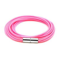 Load image into Gallery viewer, Silikonarmbänder Farben Schnüre Armband Silikon fünffach mehrlagig Magnetverschluss unisex - chic-net.de
