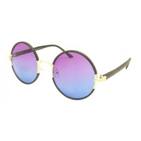 Load image into Gallery viewer, Sonnenbrille 3-in-1 Round Glasses Vintage 400 UV Metall getönt Rahmen variabel - chic-net.de
