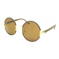 Load image into Gallery viewer, Sonnenbrille 3-in-1 Round Glasses Vintage 400 UV Metall getönt Rahmen variabel - chic-net.de
