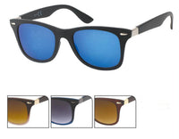 Load image into Gallery viewer, Sonnenbrille 400UV braun schwarz Zierscharnier eckige Ziermandel - chic-net.de
