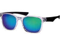 Load image into Gallery viewer, Sonnenbrille bunt verspiegelt 400 UV  Rahmen transparent sportlich - chic-net.de
