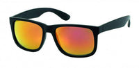 Cargar imagen en el visor de la galería, Sonnenbrille bunt verspiegelt schwarz 400 UV  Stil classic Nerd - chic-net.de
