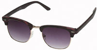 Load image into Gallery viewer, Sonnenbrille Cat Eye Metall 400 UV Gläser trapezförmig Holzmuster Steg hoch - chic-net.de
