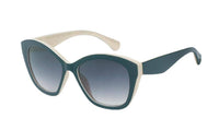 Load image into Gallery viewer, Sonnenbrille Cat Eye Schmetterlingsform 400 UV getönt bunt geschwungen - chic-net.de
