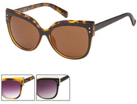 Load image into Gallery viewer, Sonnenbrille Cateye Katzenaugen 400 UV zweifarbig Rahmen Punkte - chic-net.de
