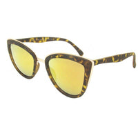 Load image into Gallery viewer, Sonnenbrille Cherokee Classic Cateye 400UV verspiegelt Metalloberkante - chic-net.de
