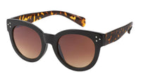 Load image into Gallery viewer, Sonnenbrille dicke Cat Eye Brille 400 UV getönt Punktedreieck Metall - chic-net.de
