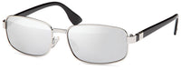 Cargar imagen en el visor de la galería, Sonnenbrille eckig sportlich verspiegelt getönt 400 UV Bügel breit Herren - chic-net.de
