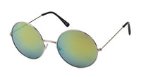 Cargar imagen en el visor de la galería, Sonnenbrille große Round Glasses John-Lennon-Style 400 UV Metall verspiegelt - chic-net.de
