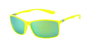 Cargar imagen en el visor de la galería, Sonnenbrille Herren dünn 400 UV Rechteck Metallscharnier neon - chic-net.de
