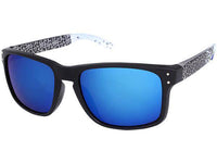 Cargar imagen en el visor de la galería, Sonnenbrille Nerd Brille verspiegelt Turtle Skin 400 UV orange blau grün weiß - chic-net.de
