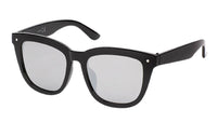 Load image into Gallery viewer, Sonnenbrille Nerd Cat Eye 400 UV bunt verspiegelt groß hoher Steg Punkt - chic-net.de
