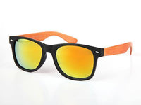 Cargar imagen en el visor de la galería, Sonnenbrille Nerdbrille 400 UV Ziermandel Holzdesign Maserung - chic-net.de
