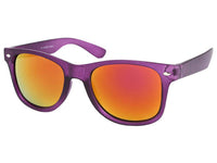 Cargar imagen en el visor de la galería, Sonnenbrille Nerdbrille farbig durchscheinend verspiegelt 400 UV - chic-net.de
