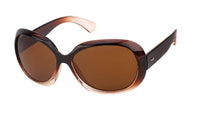 Load image into Gallery viewer, Sonnenbrille oval Damen 400 UV schmal Metall Ziermandel am Bügel - chic-net.de
