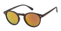 Load image into Gallery viewer, Sonnenbrille Panto Holzmaserung Vintage Retro 400UV Schlüsselloch Steg - chic-net.de
