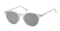 Cargar imagen en el visor de la galería, Sonnenbrille Panto Round Glasses 400 UV verspiegelt Pünktchen klar - chic-net.de
