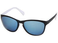 Load image into Gallery viewer, Sonnenbrille Panto verspiegelt 400 UV Cat Eye bunte Bügel schwarz - chic-net.de
