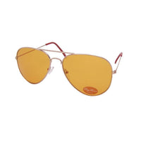 Load image into Gallery viewer, Sonnenbrille Pilotenbrille Classic bunte Linse golden 400 UV Retro unisex - chic-net.de
