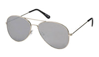 Cargar imagen en el visor de la galería, Sonnenbrille Pilotenbrille Retro Style 400 UV Metallbügel verspiegelt - chic-net.de
