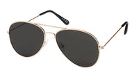 Cargar imagen en el visor de la galería, Sonnenbrille Pilotenbrille Retro Style 400 UV Metallbügel verspiegelt - chic-net.de
