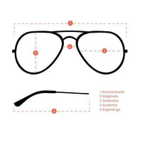 Load image into Gallery viewer, Sonnenbrille Pilotenbrille verspiegelt schwarz Unisex abgerundet 400 UV Retro - chic-net.de
