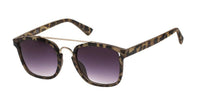 Load image into Gallery viewer, Sonnenbrille Retro 400 UV Metalldoppelsteg Bogensteg Gestell schmal - chic-net.de
