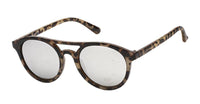 Load image into Gallery viewer, Sonnenbrille Retro 400 UV Panto Glasform Doppelsteg verspiegelt - chic-net.de
