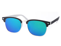 Load image into Gallery viewer, Sonnenbrille Retro bunt schwarz neon 400UV Metall Mandelverzierung - chic-net.de
