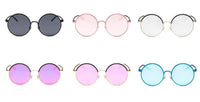 Cargar imagen en el visor de la galería, Sonnenbrille Round Glasses 400 UV Metallrahmen metallic verspiegelt - chic-net.de
