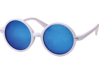 Cargar imagen en el visor de la galería, Sonnenbrille rund John Lennon Stil bunt verspiegelt 400UV Mandelverzierung - chic-net.de
