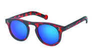 Load image into Gallery viewer, Sonnenbrille rund John Lennon Style Punkte Vintage Retro 400UV Panto getigert - chic-net.de
